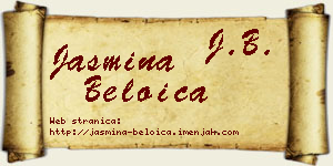 Jasmina Beloica vizit kartica